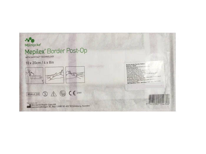 Mepilex Border Post-Op 10 X 30cm