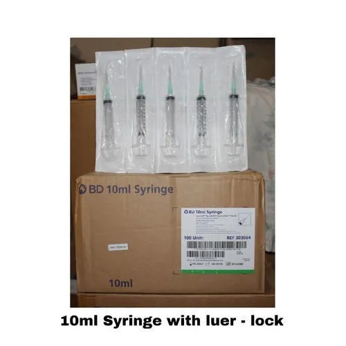 BD 10 ML Syringe Luer Lock 21G*1 inch