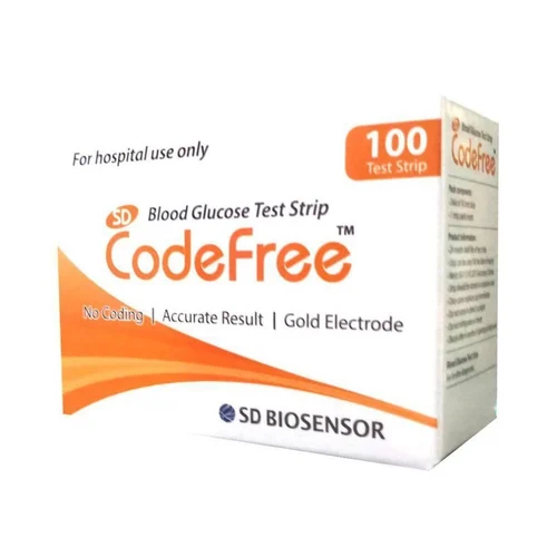 SD Codefree Blood Glucose 100 Test Strips