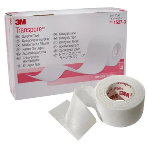 3M Transpore Surgical Tape Transparent NonSterile, 3 Inch X 10 Yard