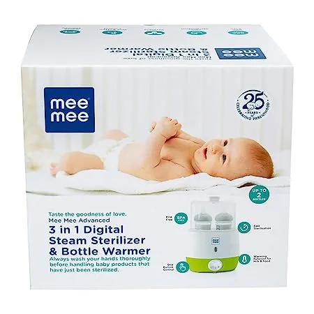 Mee Mee 3 in 1 Steam Digital Sterilizer and Bottle Warmer