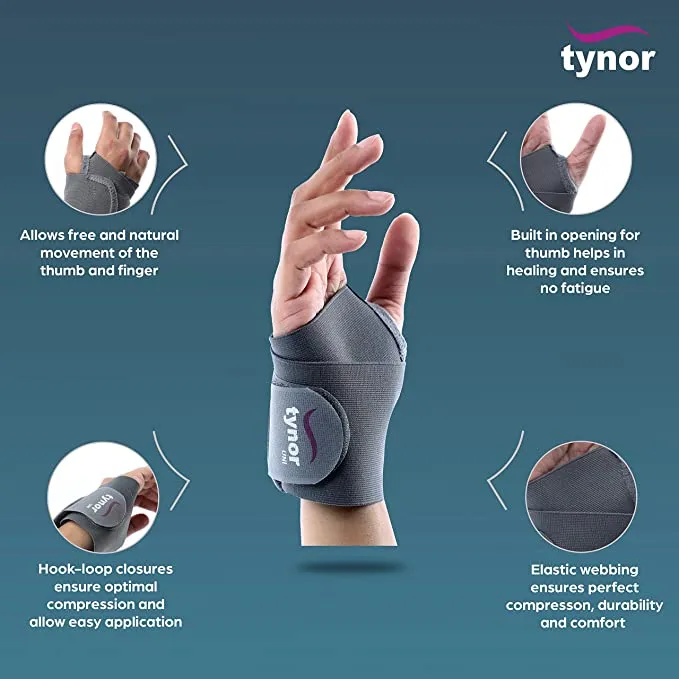 tynor wrist brace with thumb - universal