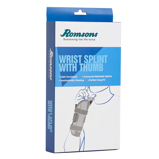 romsons wrist splint with thumb