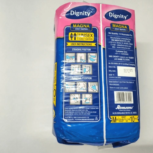 Romson Dignity Magna Adult Diapers 10s - Large