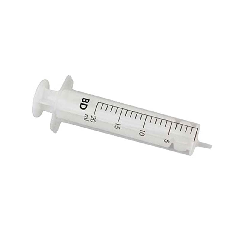bd discardit syringe 20ml without needle