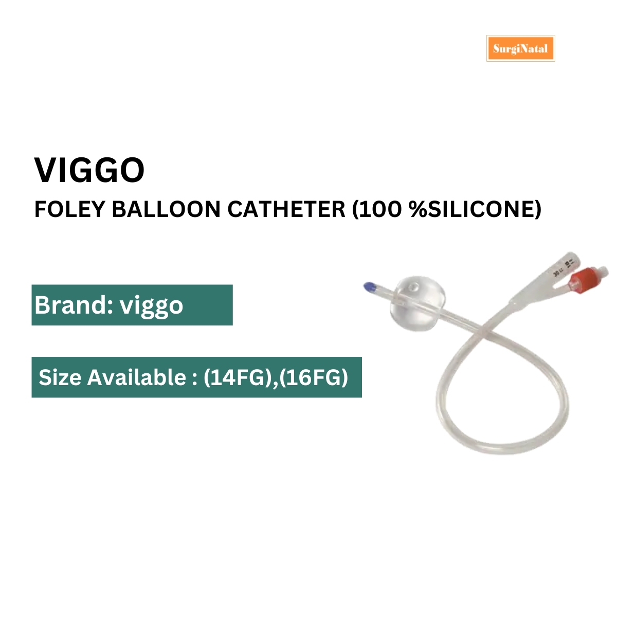 viggo foley balloon catheter (silicone)