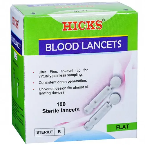 Hicks Blood Lancets Flat