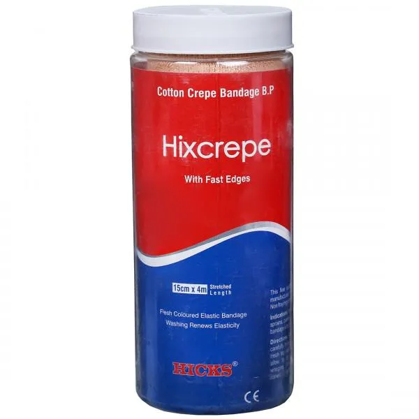 Hicks Hixcrepe Cotton Crepe Bandage 8CM X 4M