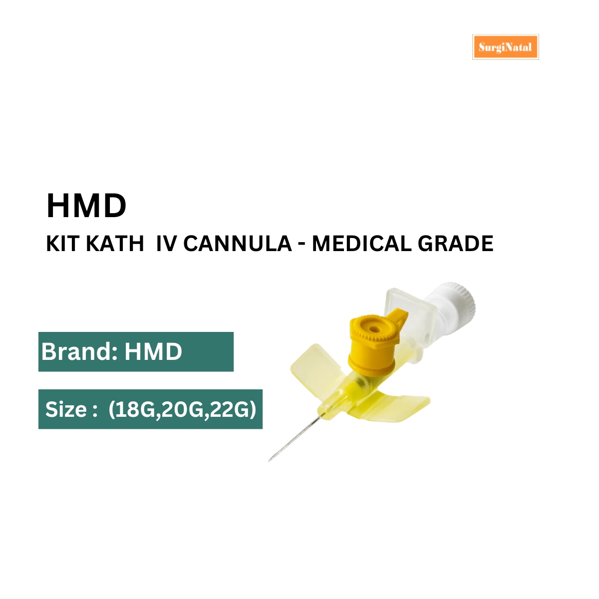 hmd kit kath iv cannula - medical grade