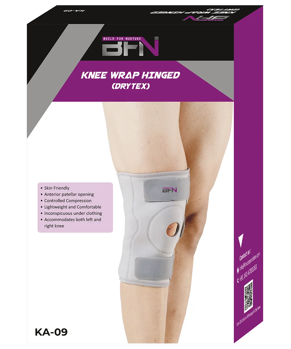 bfn knee wrap hinged (drytex)