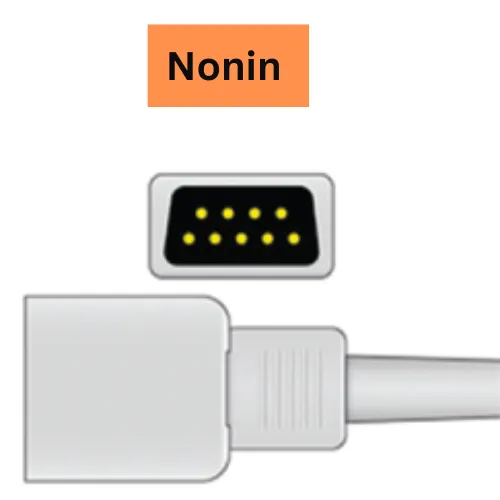 Spo2 sensor probe - Nonin Monitors compatible -1 Mtr Cable