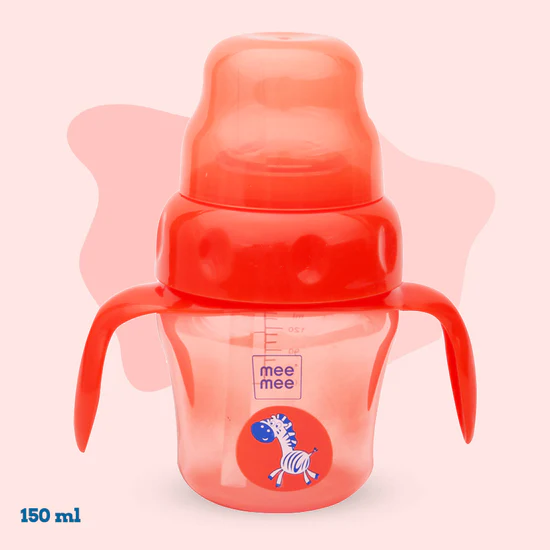Mee Mee Spout And Straw Sipper silicone Cup 150 ml