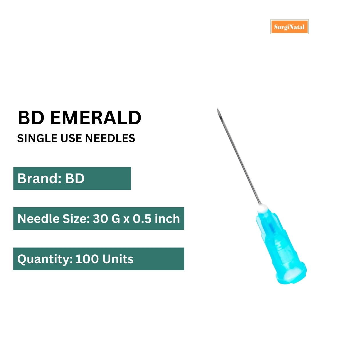 bd microlance needle 30g x 0.5 pack of 100 pcs