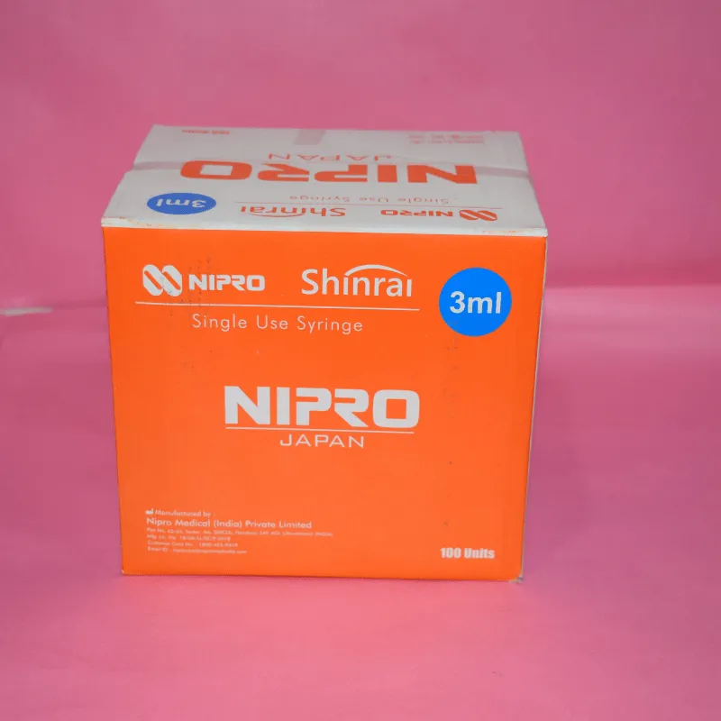 Nipro Shinrai 3ml 24G (100 Pcs)