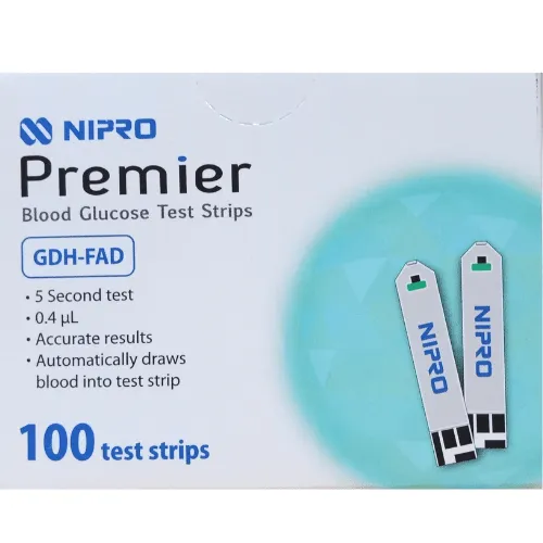 Nipro Blood Glucose Test Strip-100 strips