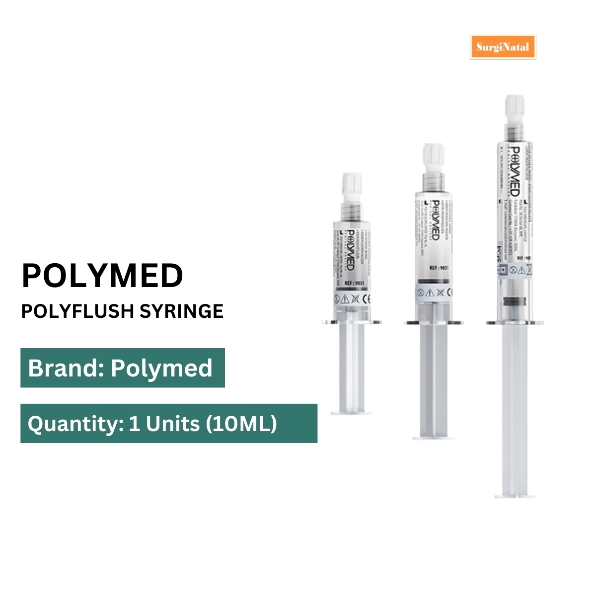  polymed polyflush pre filled syringe