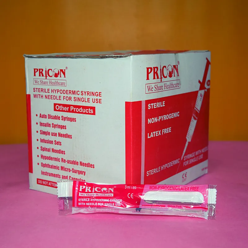 Pricon 3ml Syringe - 100 Units Pack