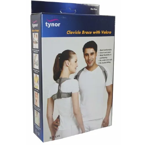 Tynor Clavicle Brace with Velcro (Large)