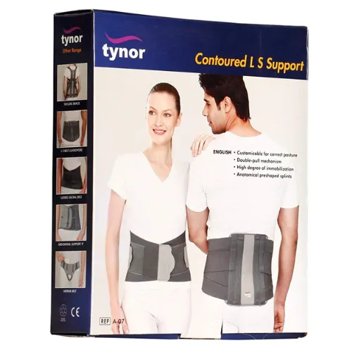 Tynor Contoured Lumbar Support Belt (Large)