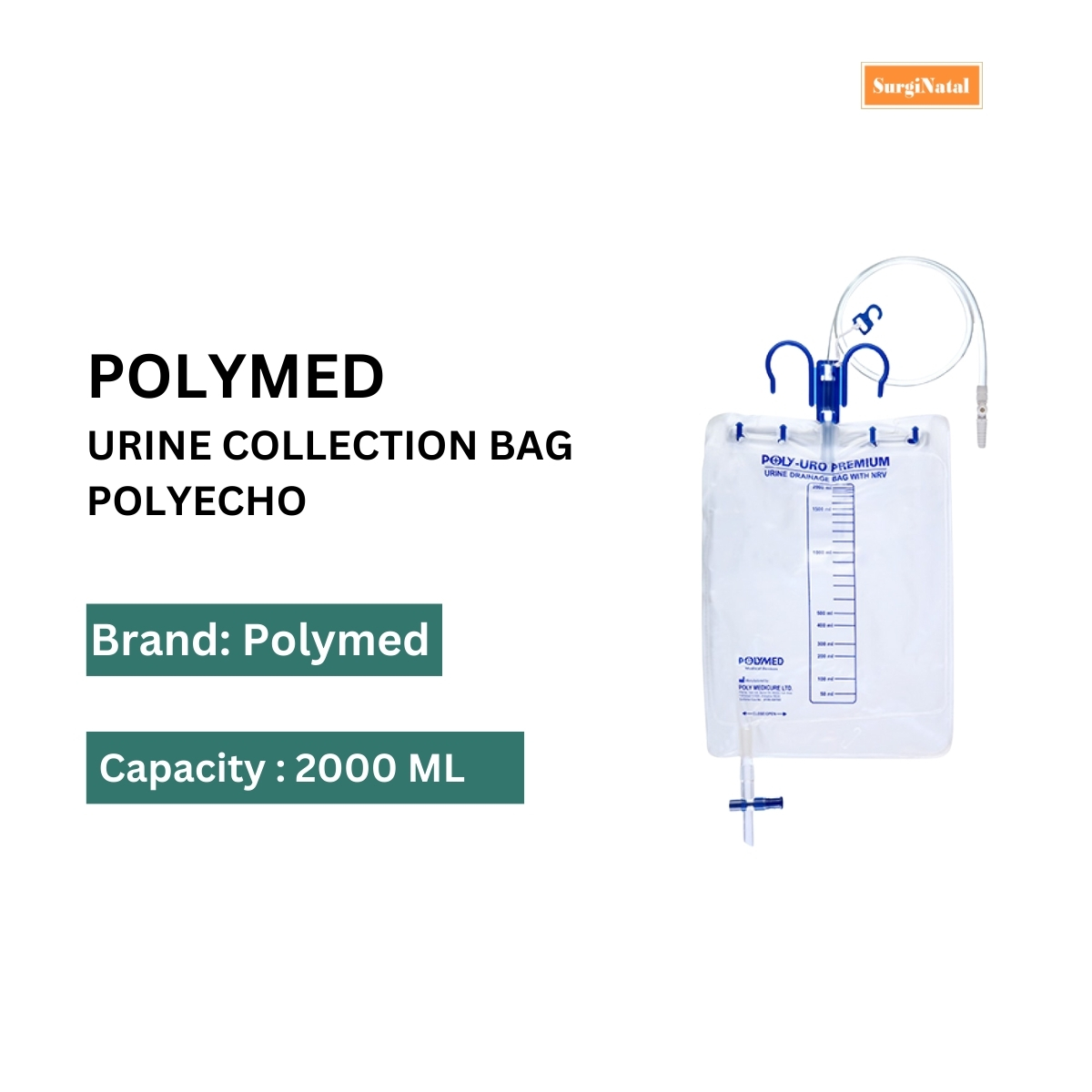  polymed urine collection bag