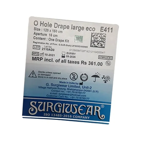 Surgiwear O Hole Drape Large Eco E411
