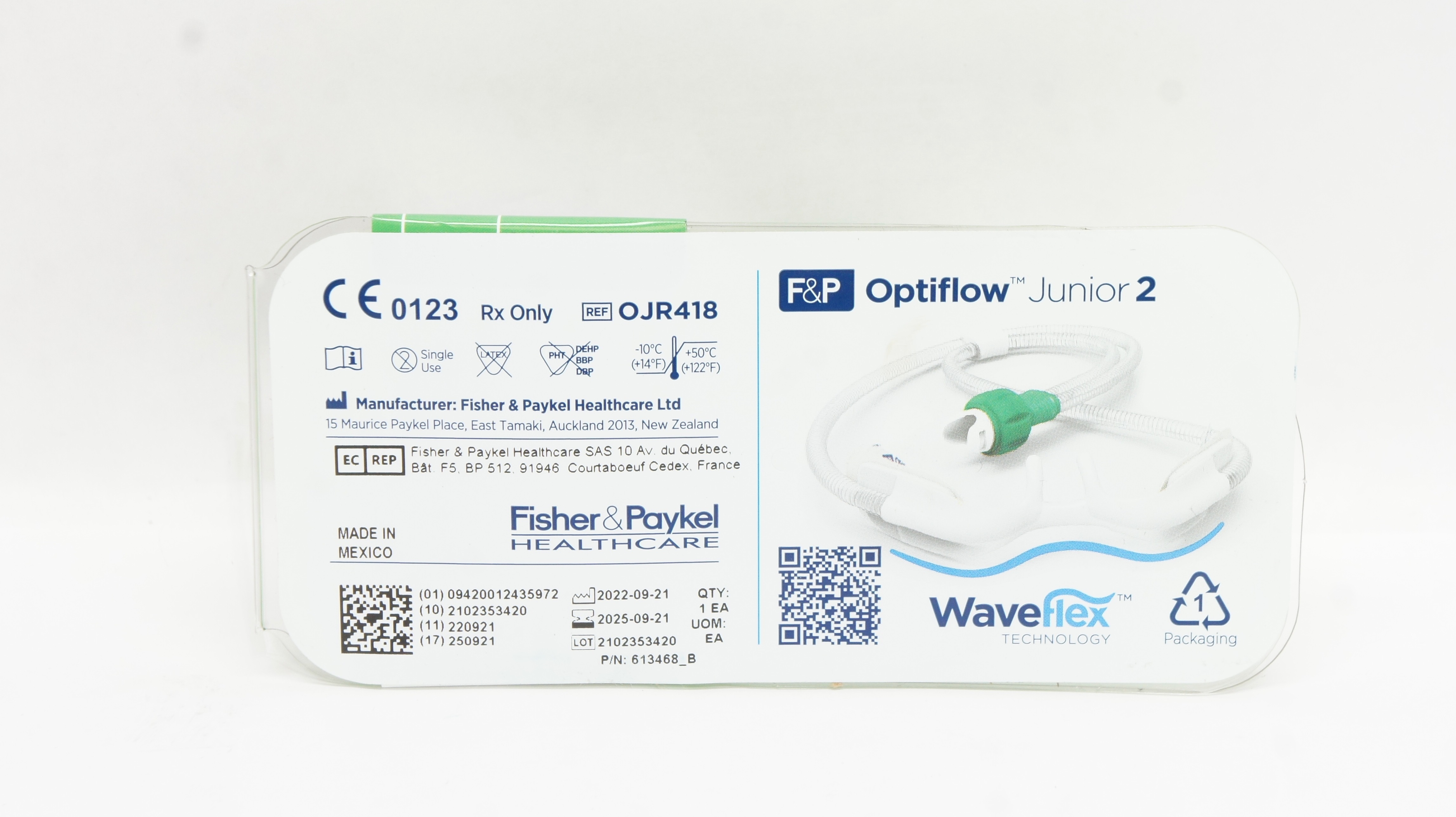 Fisher & Paykel Optiflow Junior 2 Nasal Cannula (OJR 418)