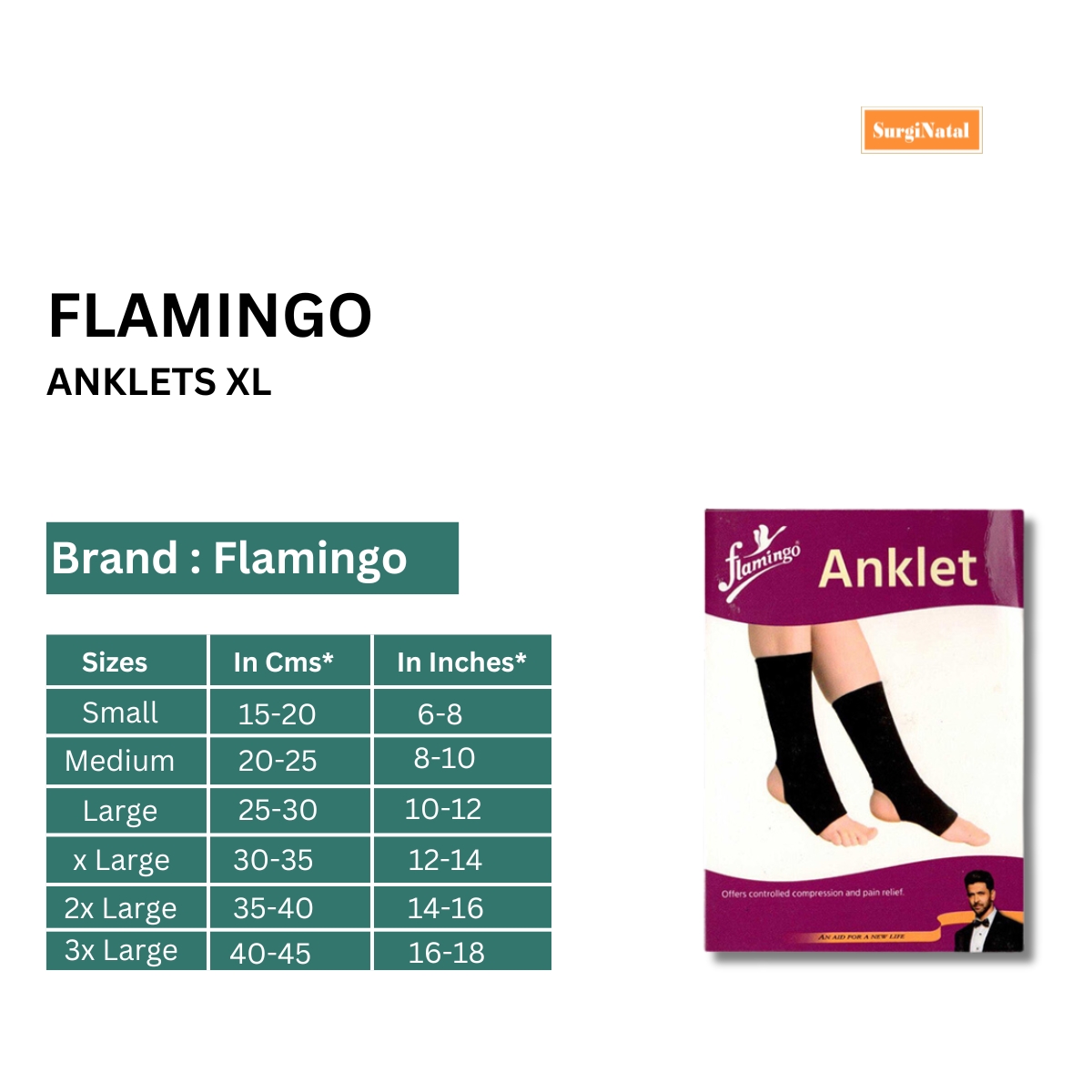 flamingo anklets xl