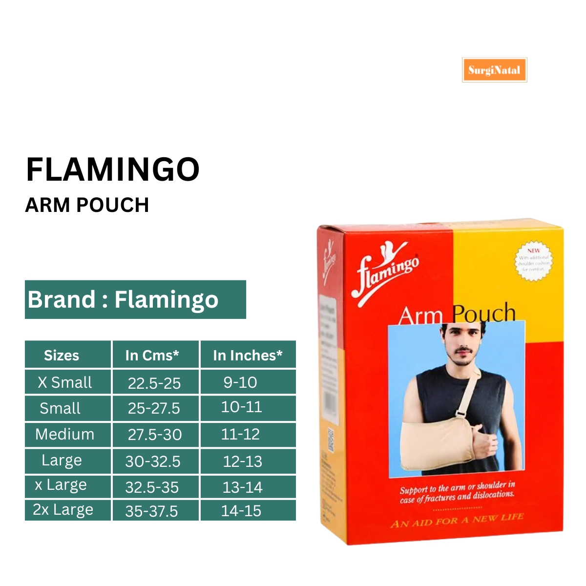 flamingo arm pouch