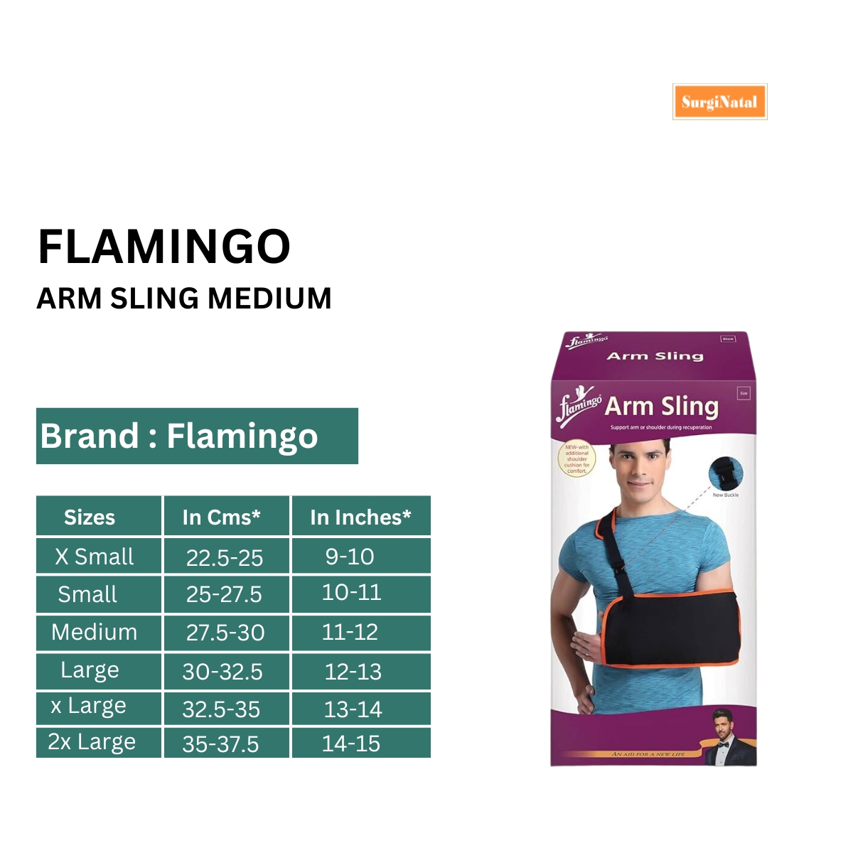 flamingo arm sling medium