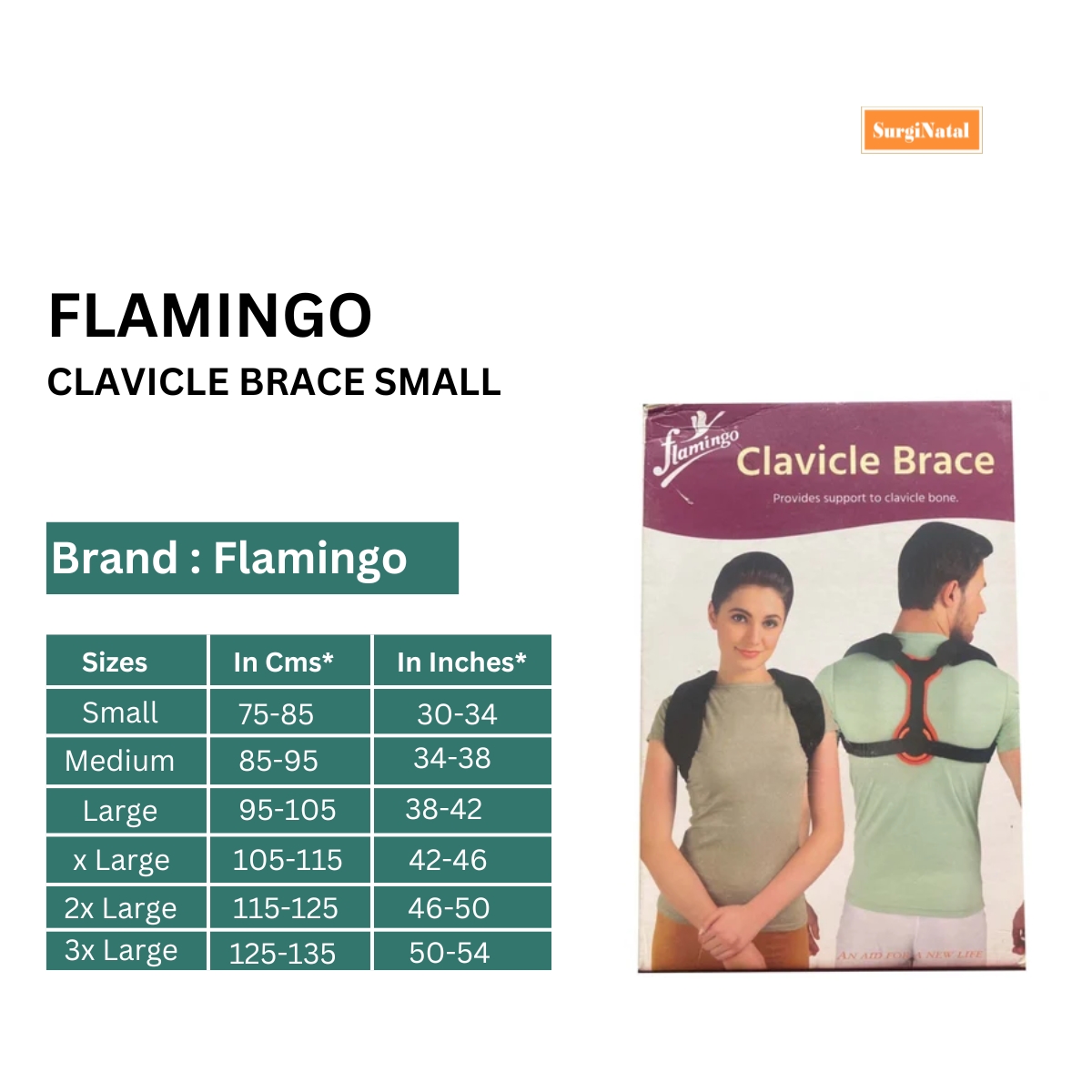 flamingo clavicle brace small