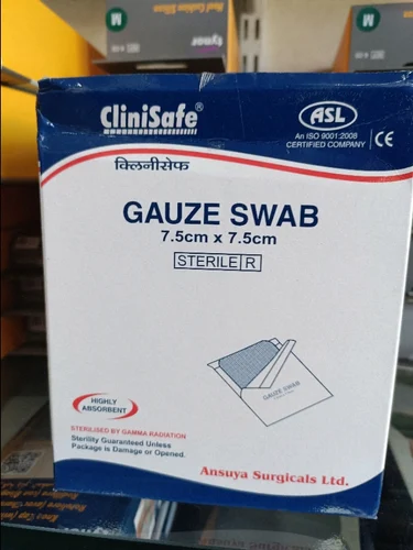 Clinisafe Gauze Swab 7.5*7.5 -25 packs