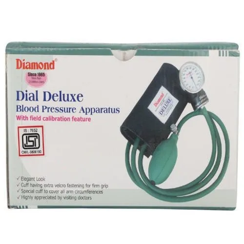 Diamond Dial Deluxe Blood Pressure Apparatus With Field Calibration