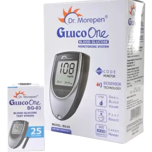 Dr. Morepen Gluco meter With 25 Gluco Strips