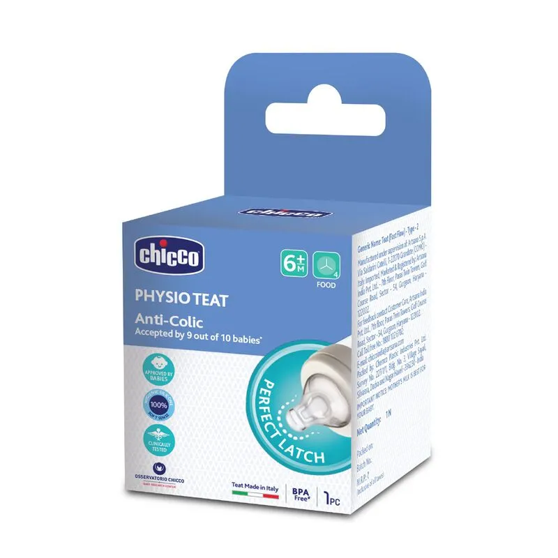 Chicco Benessere Well-Being Silicone Nipple 6+M