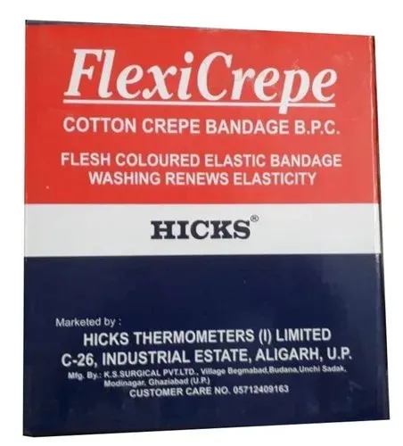 Flexicrepe Hicks Cotton Crepe Bandage 8 CM