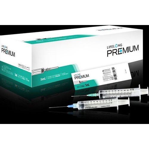 Lifelong Premium Syringe 5ml (100 Units)