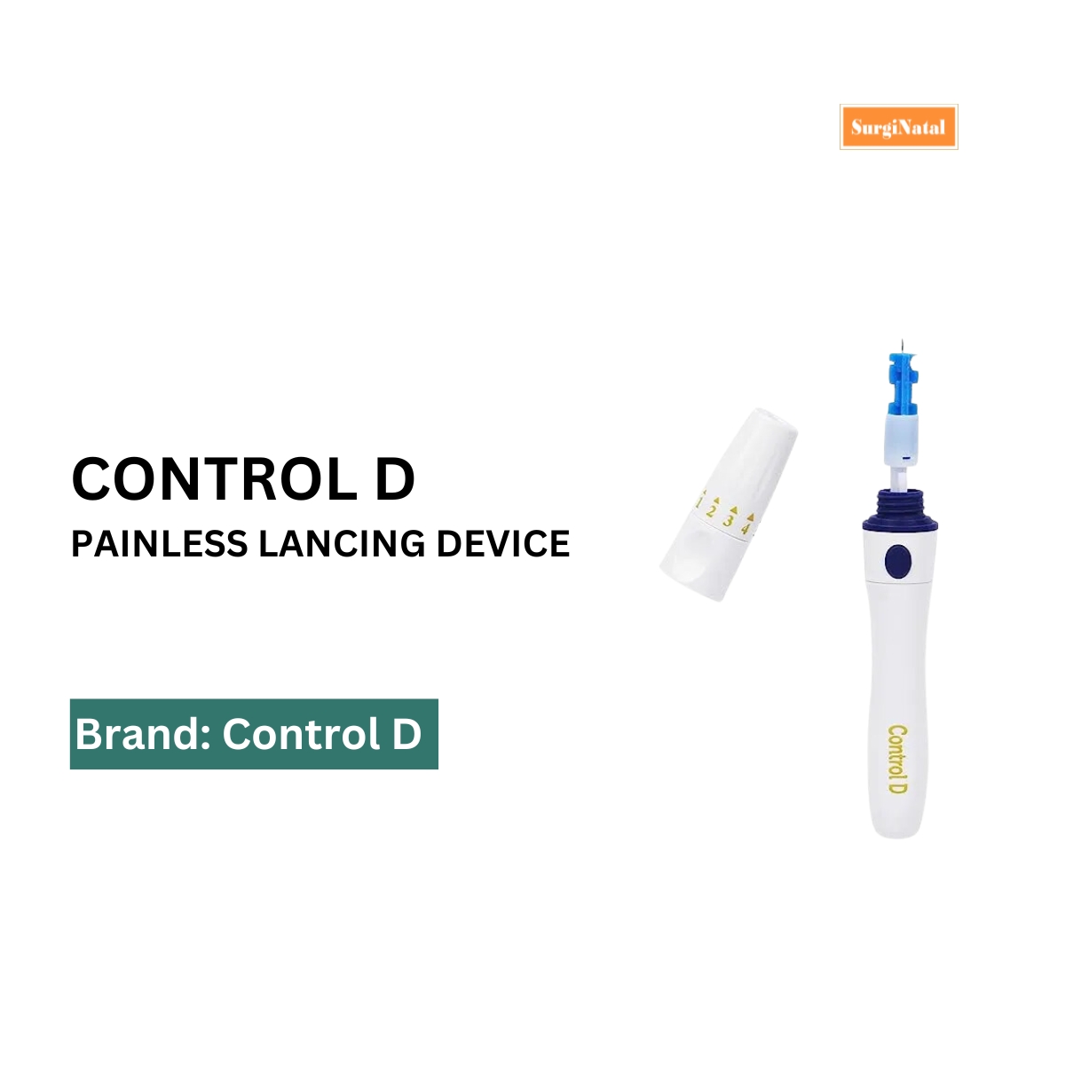 control d painless lancing device