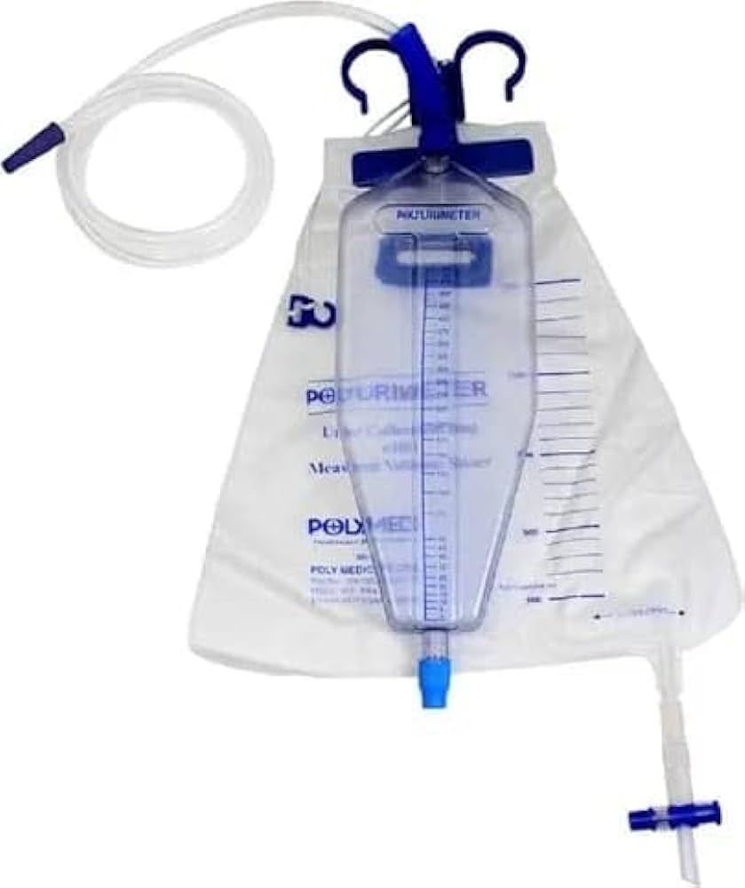 Polyurimeter Urine Collection Bag with Reservoir -250 ml