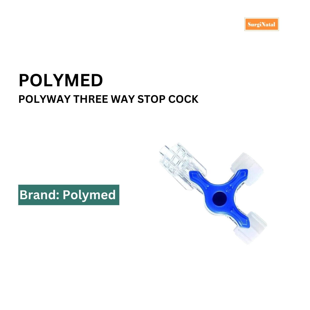  polymed 3 way stopcock