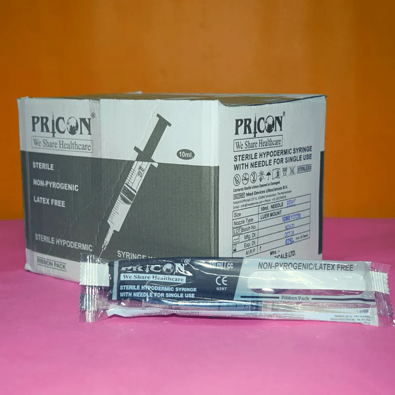 Pricon 10ml Syringe - 50 Units Pack