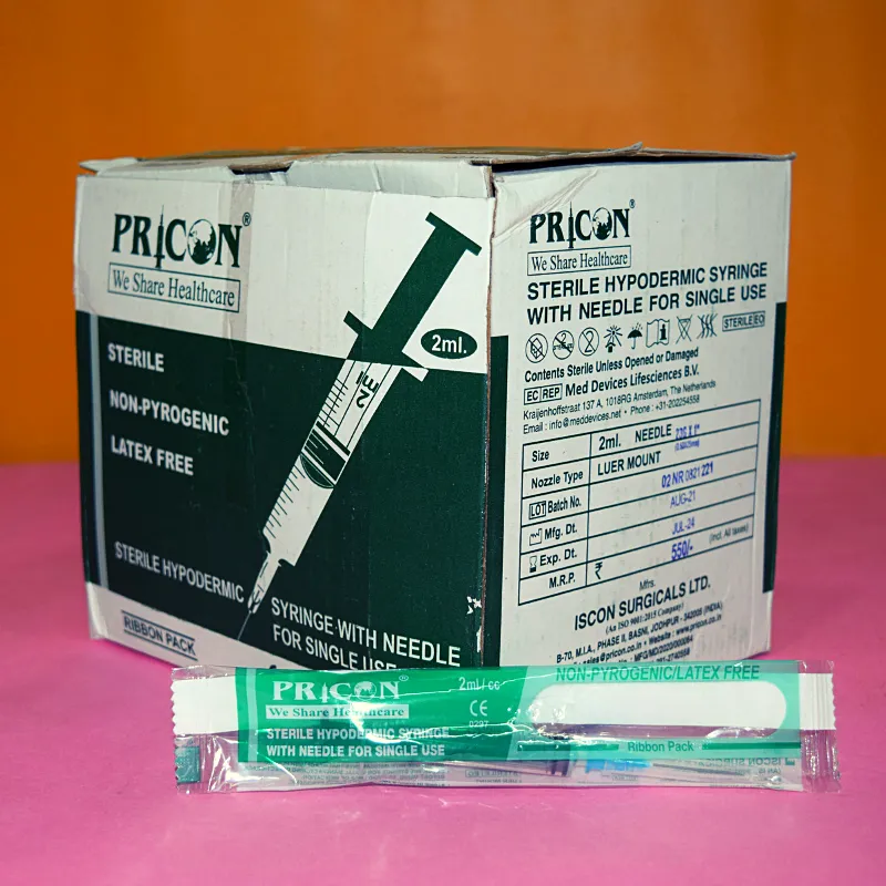 Pricon 2ml Syringe - 100 Units Pack
