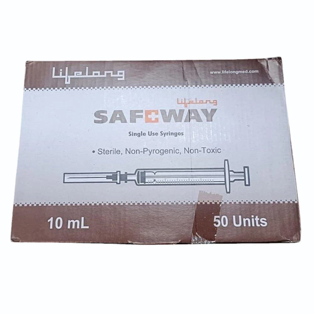 Lifelong Safeway Syringe 10ml (50 Units)